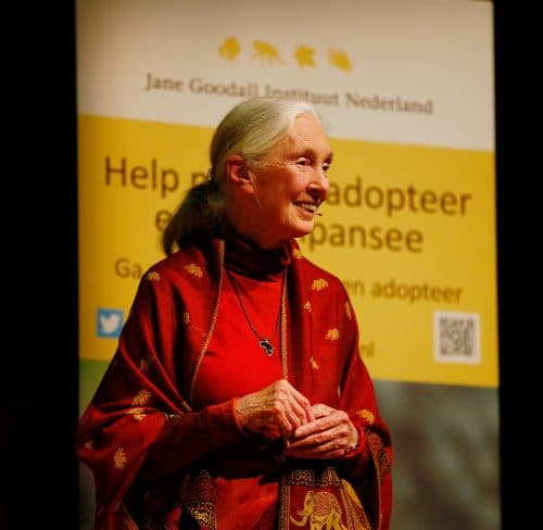 DR. JANE GOODALL, WORLD-RENOWNED CONSERVATIONIST